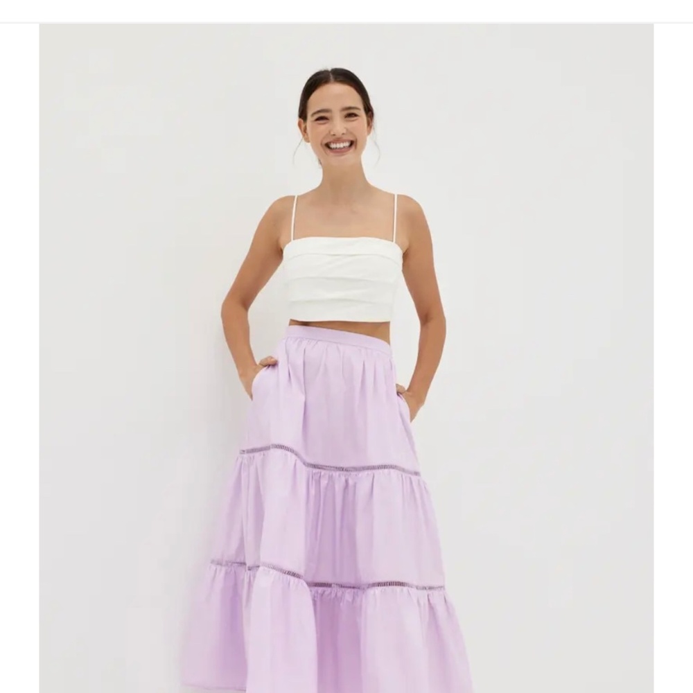Lavender Maxi Skirt
